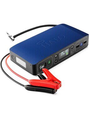 Portable Car Jump Starter & Air Compressor | 100 PSI, USB Power Bank, Emergency